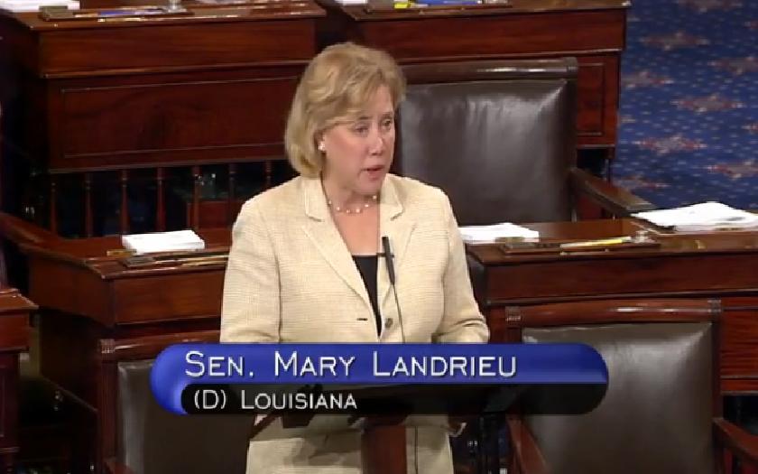 Landrieu on Senate floor