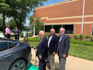 Cardin inserts electric charger into an EV with Reddy and Pastrone